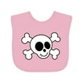 thumbnail image 1 of Inktastic Fun Skull and Crossbones Boys or Girls Baby Bib, 1 of 4