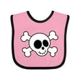 thumbnail image 1 of Inktastic Fun Skull and Crossbones Boys or Girls Baby Bib, 1 of 4