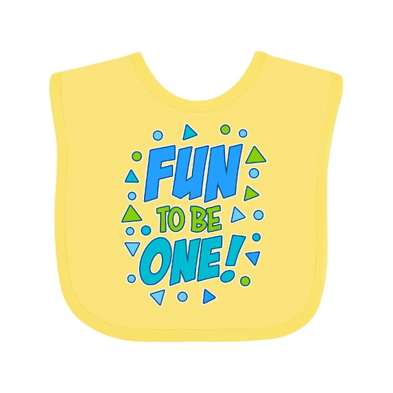 Inktastic Fun to Be One Birthday Boys Baby Bib