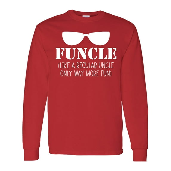 Inktastic Funcle Like a Regular Uncle Only Way More Fun Long Sleeve T-Shirt
