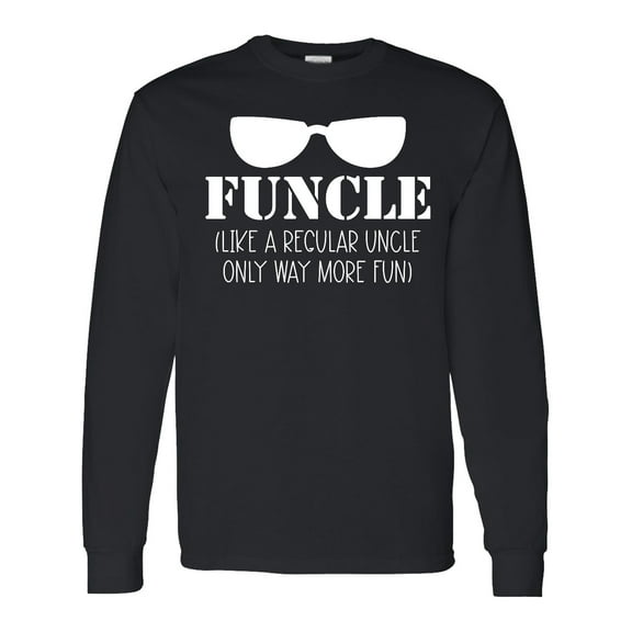 Inktastic Funcle Like a Regular Uncle Only Way More Fun Long Sleeve T-Shirt