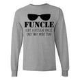 thumbnail image 1 of Inktastic Funcle Like a Regular Uncle Only Way More Fun Long Sleeve T-Shirt, 1 of 5