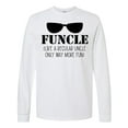 thumbnail image 1 of Inktastic Funcle Like a Regular Uncle Only Way More Fun Long Sleeve T-Shirt, 1 of 5