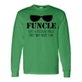 thumbnail image 1 of Inktastic Funcle Like a Regular Uncle Only Way More Fun Long Sleeve T-Shirt, 1 of 5