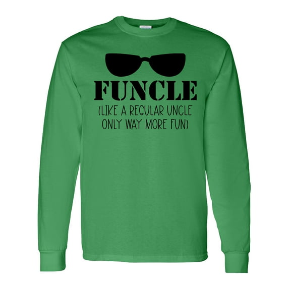 Inktastic Funcle Like a Regular Uncle Only Way More Fun Long Sleeve T-Shirt