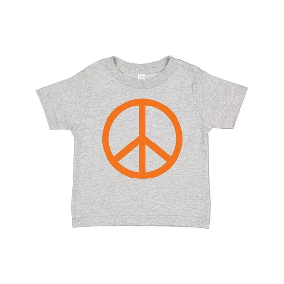 Inktastic Funky Orange Peace Sign Boys or Girls Baby T-Shirt