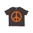 thumbnail image 1 of Inktastic Funky Orange Peace Sign Boys or Girls Toddler T-Shirt, 1 of 5