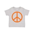 thumbnail image 1 of Inktastic Funky Orange Peace Sign Boys or Girls Toddler T-Shirt, 1 of 5