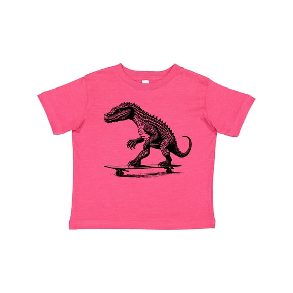 Inktastic Funny Alligator on Skateboard Boys Toddler T-Shirt