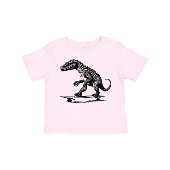 Inktastic Funny Alligator on Skateboard Boys Toddler T-Shirt
