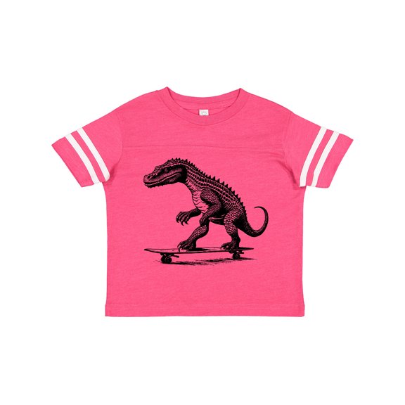Inktastic Funny Alligator on Skateboard Boys Toddler T-Shirt