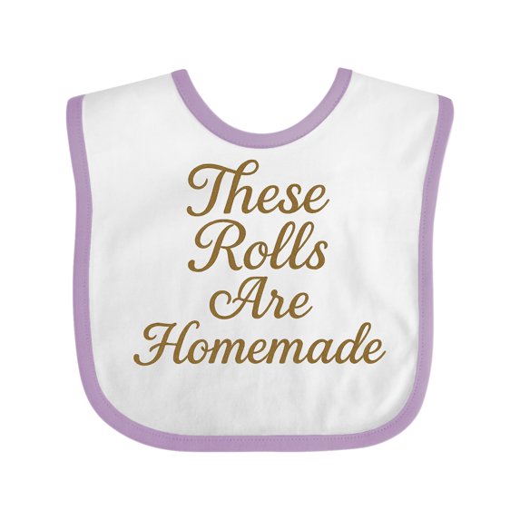 Inktastic Funny Baby Thanksgiving Rolls Boys or Girls Baby Bib