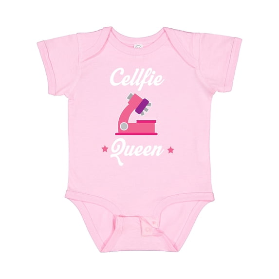 Inktastic Funny Biologist Science Cellfie Queen Girls Baby Bodysuit
