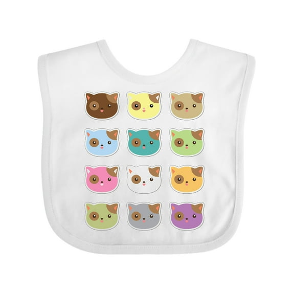 Inktastic Funny Cat Lover Kitty Kitten Boys or Girls Baby Bib