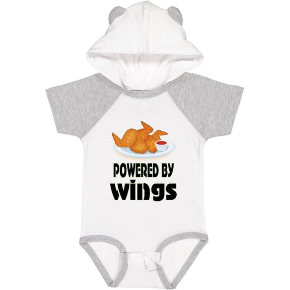 Inktastic Funny Chicken Wings Lover Boys or Girls Baby Bodysuit
