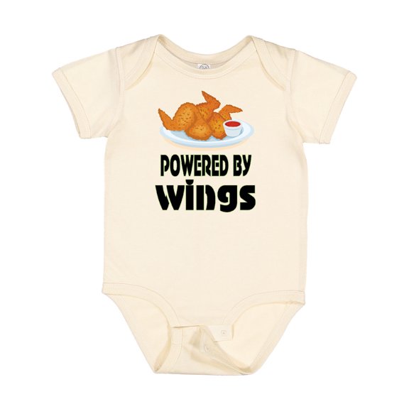 Inktastic Funny Chicken Wings Lover Boys or Girls Baby Bodysuit