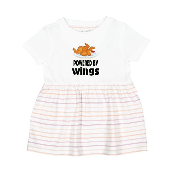 Inktastic Funny Chicken Wings Lover Girls Baby Dress