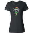 thumbnail image 1 of Inktastic Funny Christmas I'm the Cute Elf with Shoes and Hat Women's T-Shirt, 1 of 5