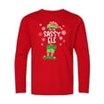 thumbnail image 1 of Inktastic Funny Christmas I'm the Sassy Elf with Shoes and Hat Long Sleeve Youth T-Shirt, 1 of 5