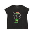 thumbnail image 1 of Inktastic Funny Christmas I'm the Sassy Elf with Shoes and Hat Women's Plus Size T-Shirt, 1 of 5