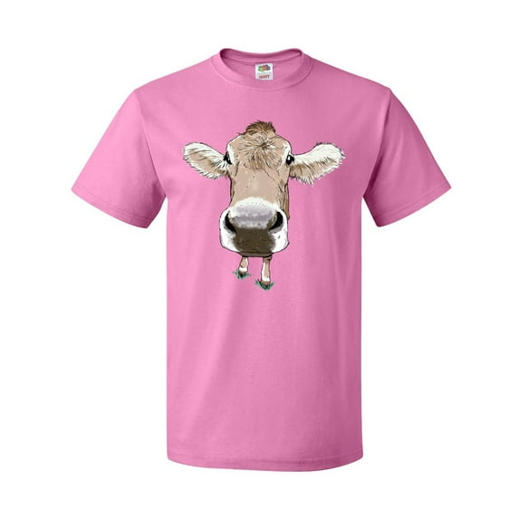 Inktastic Funny Cow Close Up T-Shirt