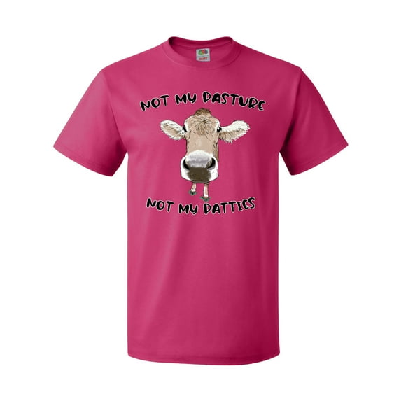 Inktastic Funny Cow Not My Pasture Not My Patties T-Shirt