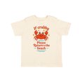 thumbnail image 1 of Inktastic Funny Crab Beach Vacation Boys or Girls Toddler T-Shirt, 1 of 5