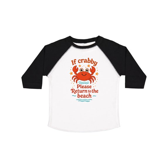 Inktastic Funny Crab Beach Vacation Boys or Girls Toddler T-Shirt