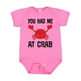 thumbnail image 1 of Inktastic Funny Crab Gift Boys or Girls Baby Bodysuit, 1 of 5