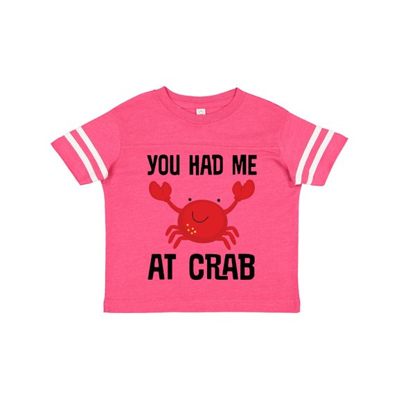 Inktastic Funny Crab Gift Boys or Girls Toddler T-Shirt
