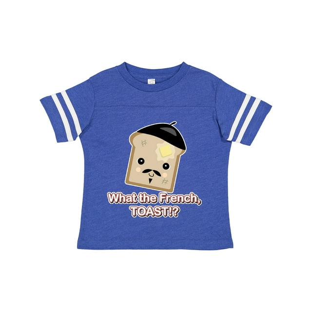 Inktastic Funny Cute Kawaii What the French Toast Design Boys Toddler T-Shirt
