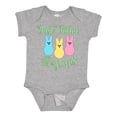 thumbnail image 1 of Inktastic Funny Easter Just Chillin' with My Peeps Boys or Girls Baby Bodysuit, 1 of 5