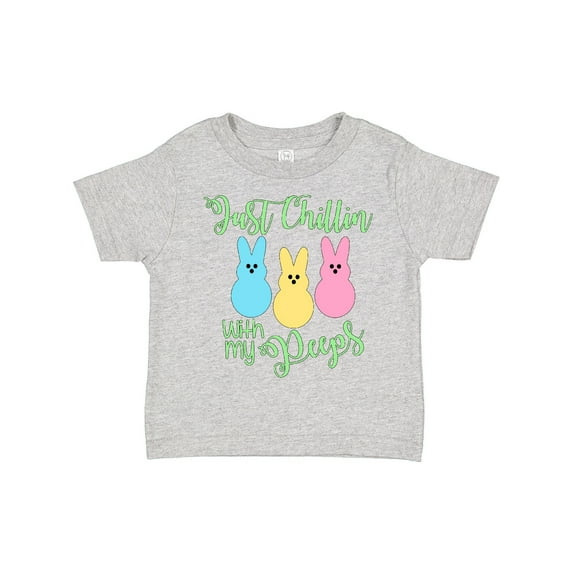 Inktastic Funny Easter Just Chillin' with My Peeps Boys or Girls Toddler T-Shirt