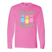 "Chillin With My Peeps" Funny Easter T-Shirt – Unisex, Made In USA, Sizes XL To 6XL (Gildan)