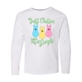 thumbnail image 1 of Inktastic Funny Easter Just Chillin' with My Peeps Long Sleeve Youth T-Shirt, 1 of 5