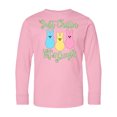thumbnail image 1 of Inktastic Funny Easter Just Chillin' with My Peeps Long Sleeve Youth T-Shirt, 1 of 5