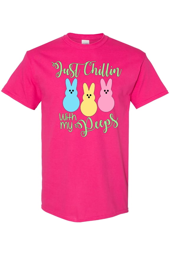 Funny Easter Just Chillin' with My Peeps T-Shirt