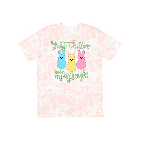 Inktastic Funny Easter Just Chillin' with My Peeps T-Shirt