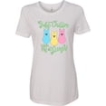 thumbnail image 1 of Inktastic Funny Easter Just Chillin' with My Peeps Women's T-Shirt, 1 of 5