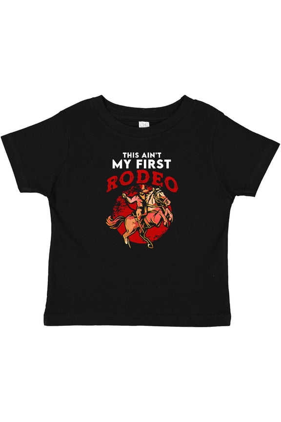 Funny First Rodeo Cowboy Boys or Girls Baby T-Shirt
