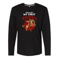 thumbnail image 1 of Inktastic Funny First Rodeo Cowboy Long Sleeve T-Shirt, 1 of 5