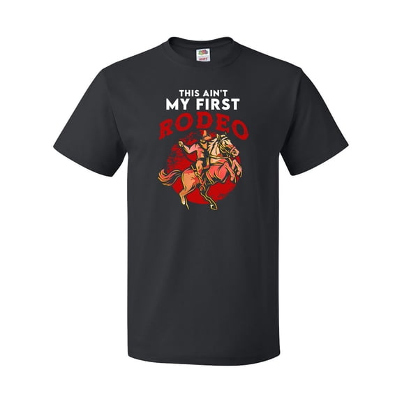 Inktastic Funny First Rodeo Cowboy T-Shirt