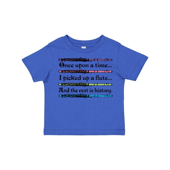 Inktastic Funny Flute Music Quote Boys or Girls Toddler T-Shirt