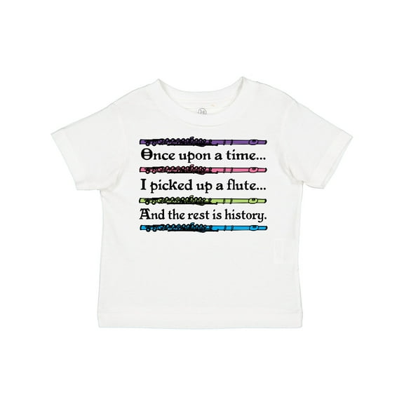 Inktastic Funny Flute Music Quote Boys or Girls Toddler T-Shirt