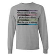 thumbnail image 1 of Inktastic Funny Flute Music Quote Long Sleeve T-Shirt, 1 of 5
