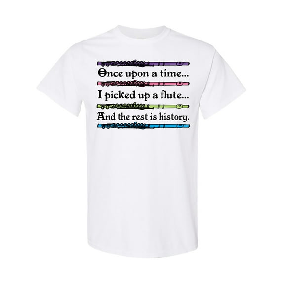 Inktastic Funny Flute Music Quote T-Shirt