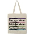thumbnail image 1 of Inktastic Funny Flute Music Quote Tote Bag, 1 of 5
