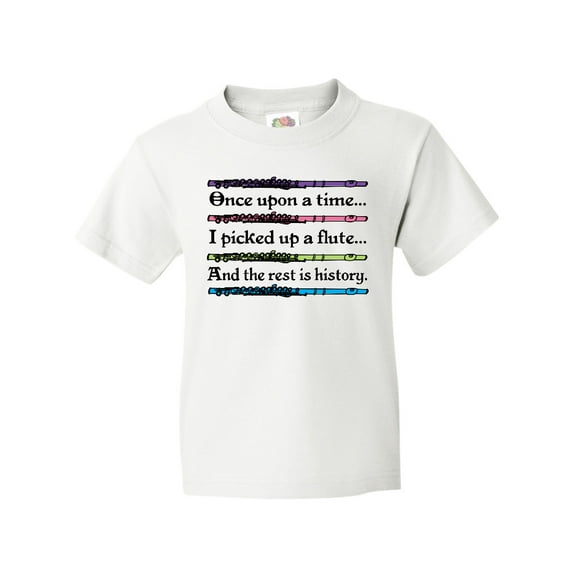 Inktastic Funny Flute Music Quote Youth T-Shirt