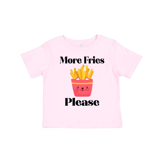 Inktastic Funny French Fry More Fries Boys or Girls Toddler T-Shirt