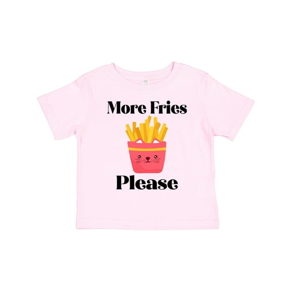 Inktastic Funny French Fry More Fries Boys or Girls Toddler T-Shirt